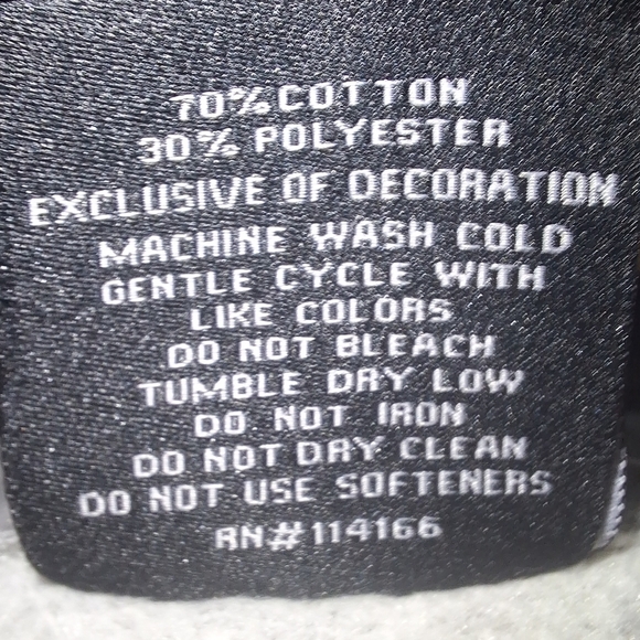 A Colosseum Official Gonzaga Gray Sweatshirt In A Mens Size XL. NWT. - Picture 9 of 11